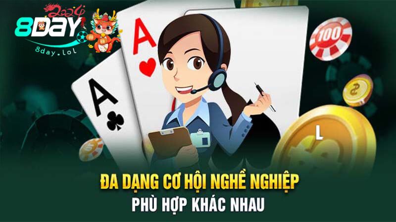 Đa dạng cơ hội nghề nghiệp phù hợp khác nhau
